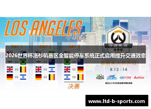 2026世界杯洛杉矶赛区全智能停车系统正式启用提升交通效率 2026世界杯洛杉矶赛区全智能停车系统正式启用提升交通效率